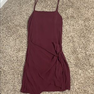 Vici Burgundy Mini Dress